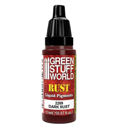 Green Stuff World for Models & Miniatures Liquid Pigments Dark Rust 2289