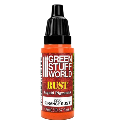 Green Stuff World for Models & Miniatures Liquid Pigments Orange Rust 2286