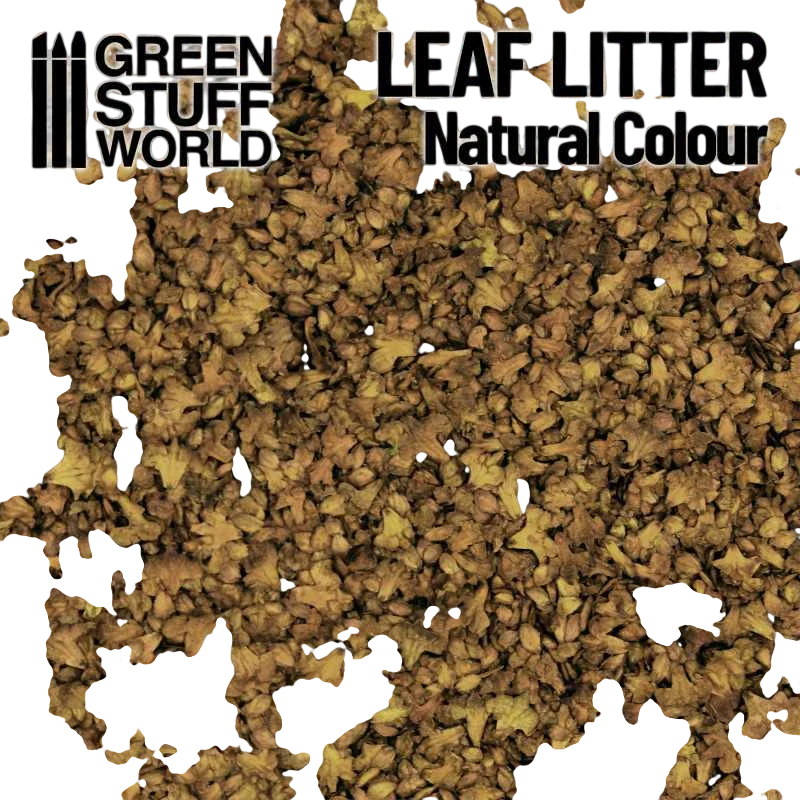 Green Stuff World for Models & Miniatures Micro Leaves - Natural Leaf Litter 1262