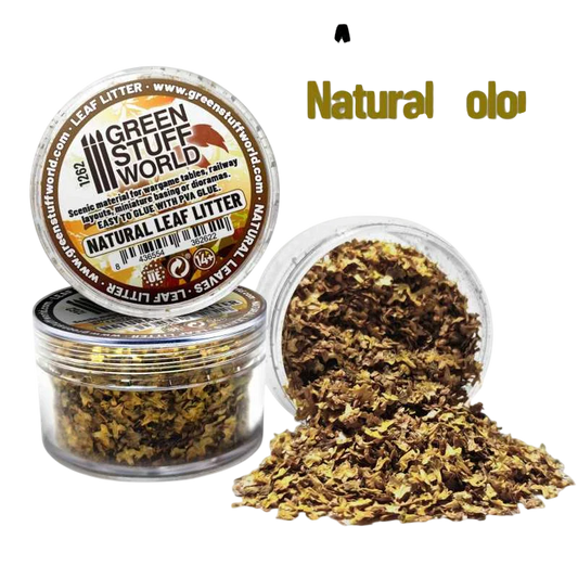 Green Stuff World for Models & Miniatures Micro Leaves - Natural Leaf Litter 1262