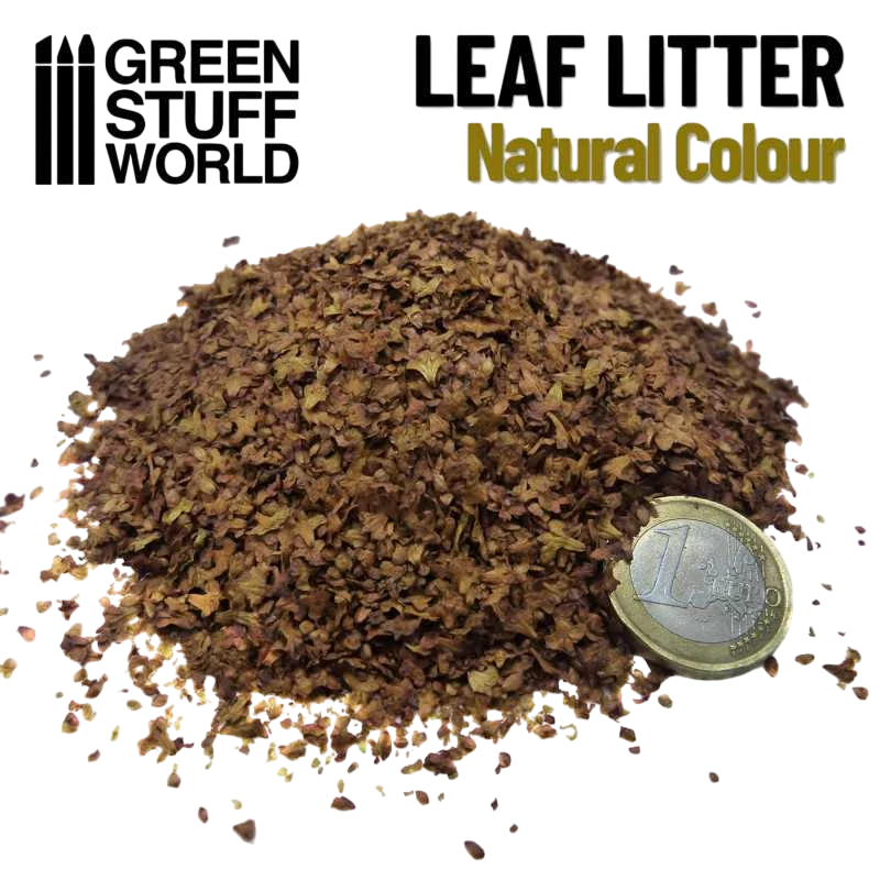 Green Stuff World for Models & Miniatures Micro Leaves - Natural Leaf Litter 1262
