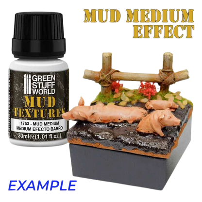 Green Stuff World for Models & Miniatures Mud Effect Medium 30ml 1753