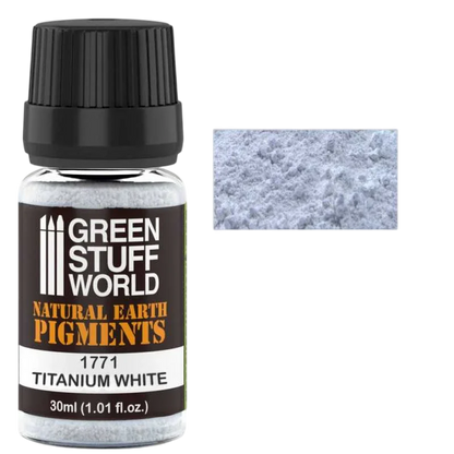 Green Stuff World for Models & Miniatures Pigment Titanium White 1771