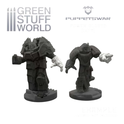 Green Stuff World for Models & Miniatures Power Gloves - Left S301