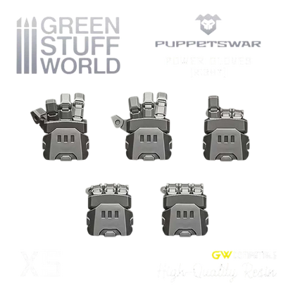 Green Stuff World for Models & Miniatures Power Gloves - Right S300