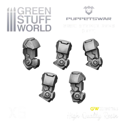 Green Stuff World for Models & Miniatures Puppetswar Basic Striker Arms – Left S343