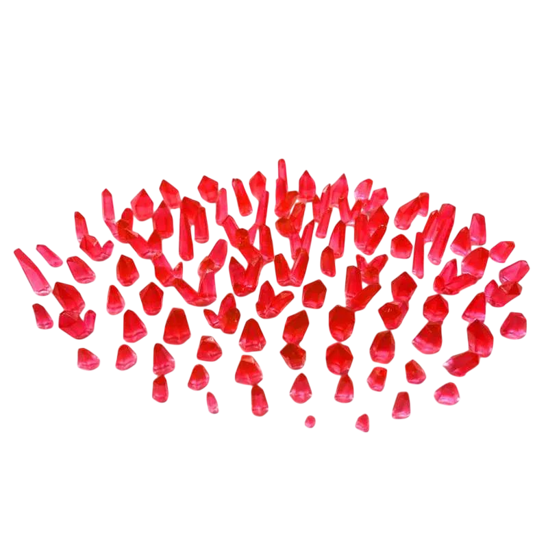 Green Stuff World for Models & Miniatures Red Resin Crystals - Small 1280