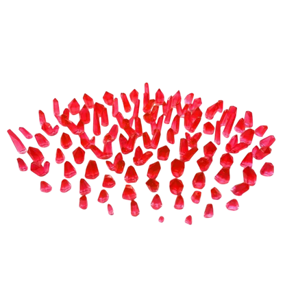Green Stuff World for Models & Miniatures Red Resin Crystals - Small 1280