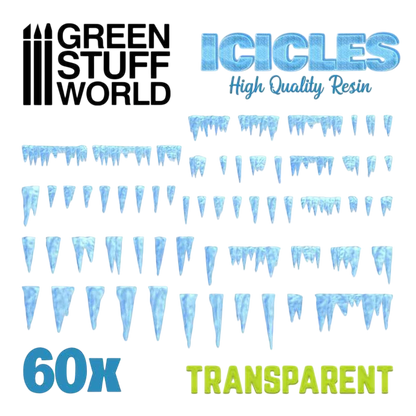 Green Stuff World for Models & Miniatures Resin Stalactites and Icicles 2047