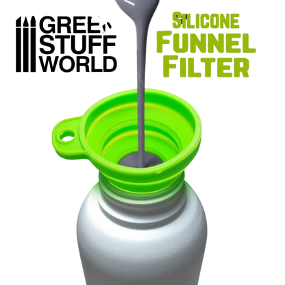 Green Stuff World for Models & Miniatures Silicone Funnel For 3D Printer Resin 3099