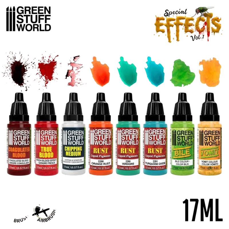 Green Stuff World for Models & Miniatures Special Effects Vol. 1 Paint Set 11747