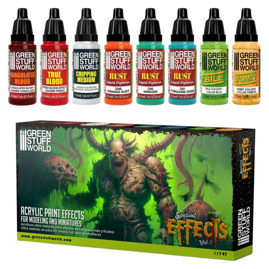 Green Stuff World for Models & Miniatures Special Effects Vol. 1 Paint Set 11747