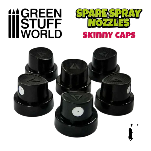 Green Stuff World for Models & Miniatures Standard Skinny Spray Caps 10873
