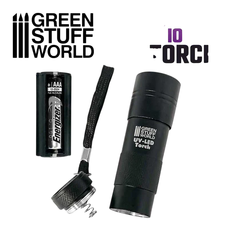 Green Stuff World for Models & Miniatures Ultraviolet Torch 1909
