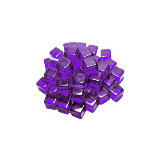 Green Stuff World for Models & Miniatures Violet Cube tokens 8mm 3790