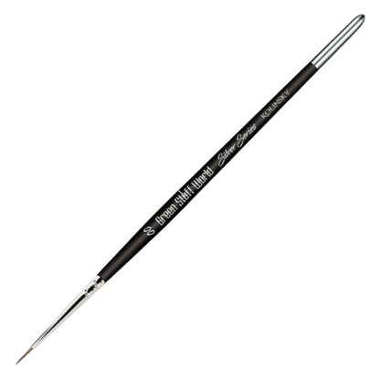 Green Stuff World for Models and Minatures Silver Series Kolinsky Brush - Size 00 (2352)