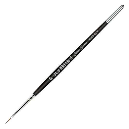 Green Stuff World for Models and Minatures Silver Series Kolinsky Brush - Size 00 (2352)