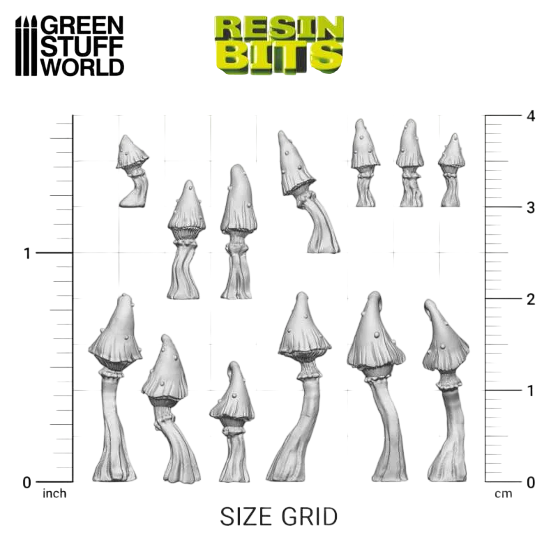 Green Stuff World for Models and Miniatures - Goblin Mushroom 11620