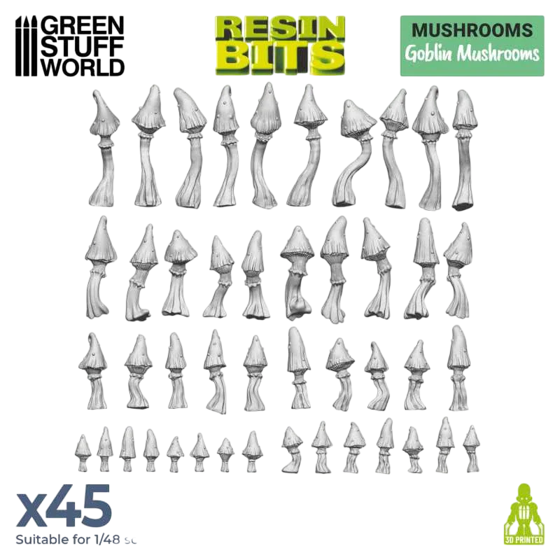 Green Stuff World for Models and Miniatures - Goblin Mushroom 11620