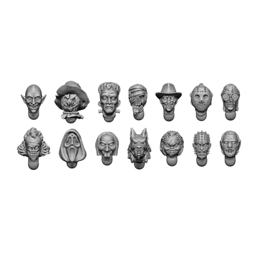 Green Stuff World for Models and Miniatures - Horror Heads Nightmare 11699