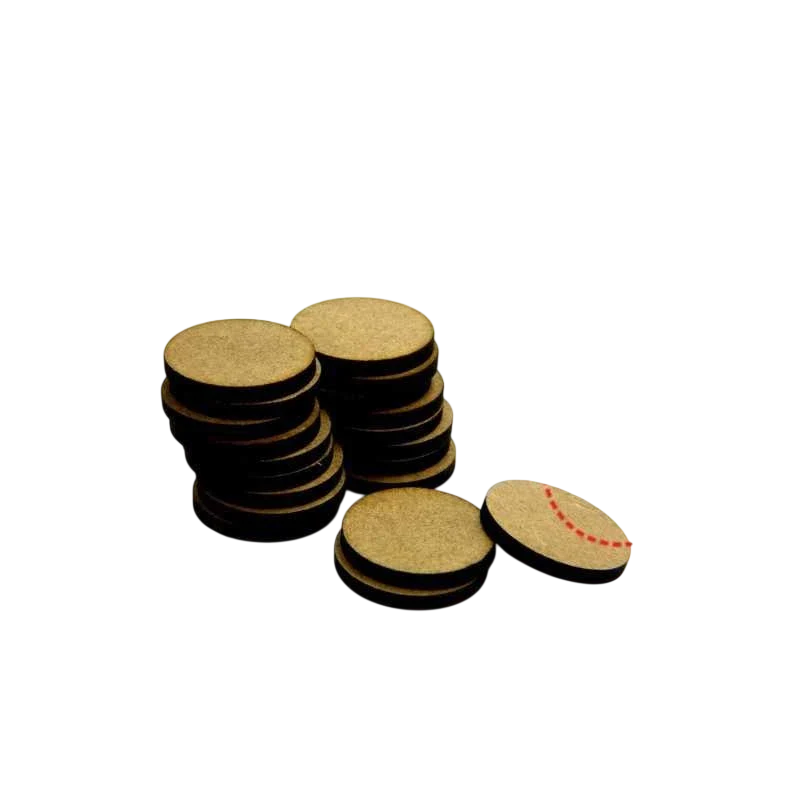 Green Stuff World for Models and Miniatures - MDF Bases Round 25mm 9134