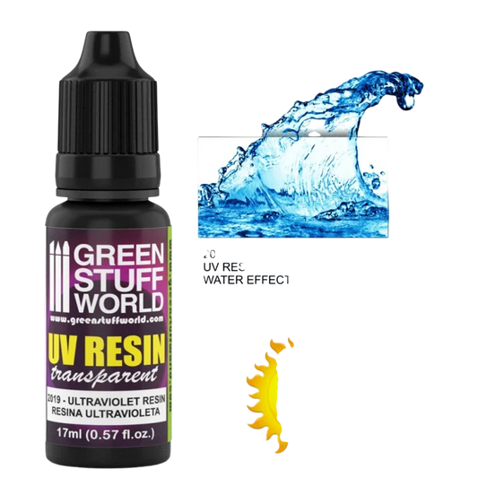 Green Stuff World for Models and Miniatures - UV Resin 17ml - Water Effect 2019