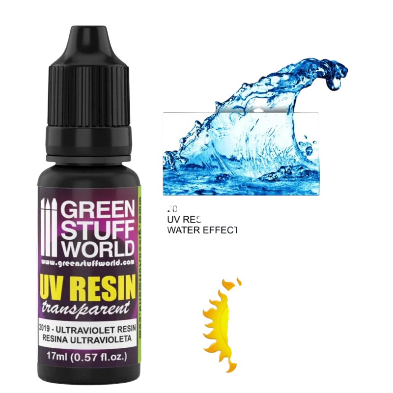 Green Stuff World for Models and Miniatures - UV Resin 17ml - Water Effect 2019