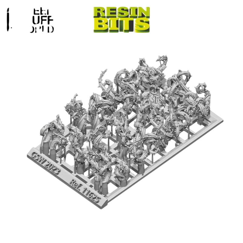 Green Stuff World for Models and Miniatures 3D Printed Bits Set – Thorns 11625