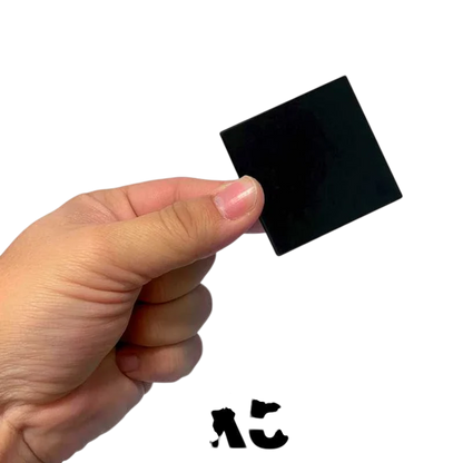 Green Stuff World for Models and Miniatures 50mm Square Plastic Bases - Black 9833