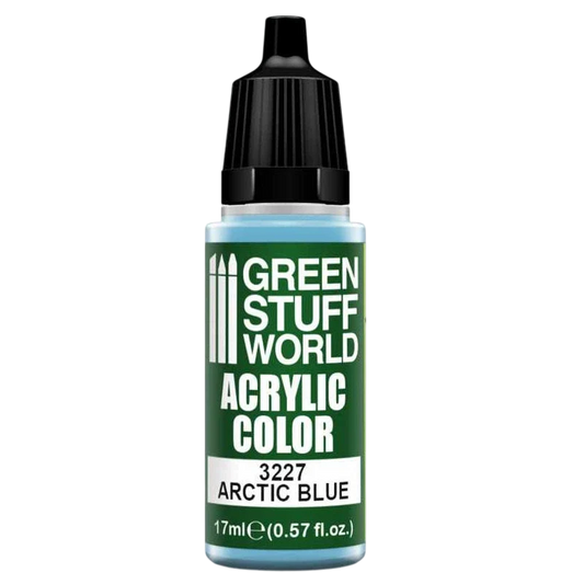 Green Stuff World for Models and Miniatures Acrylic Color Arctic Blue 3227