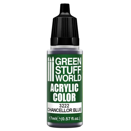 Green Stuff World for Models and Miniatures Acrylic Color Chancellor Blue 3222