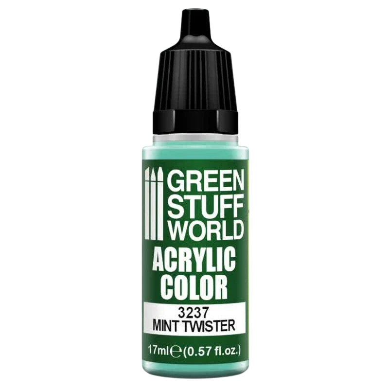Green Stuff World for Models and Miniatures Acrylic Color Mint Twister 3237