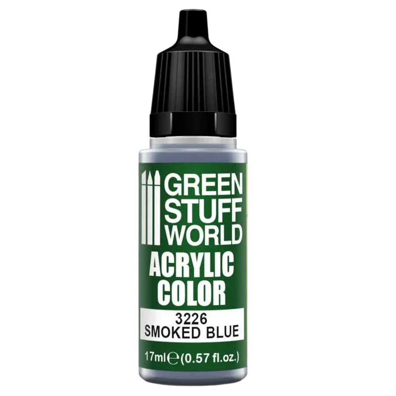 Green Stuff World for Models and Miniatures Acrylic Color Smoked Blue 3226