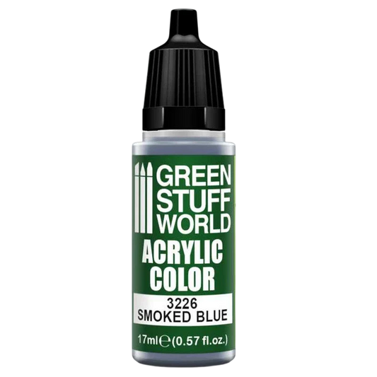 Green Stuff World for Models and Miniatures Acrylic Color Smoked Blue 3226