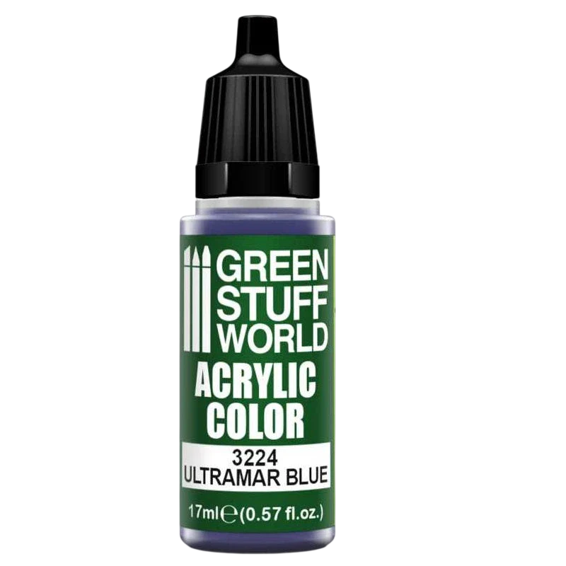 Green Stuff World for Models and Miniatures Acrylic Color Ultramar Blue 3224