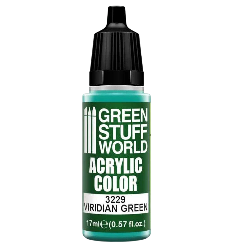 Green Stuff World for Models and Miniatures Acrylic Color Viridian Green 3229