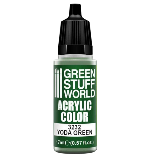 Green Stuff World for Models and Miniatures Acrylic Color Yoda Green 3232