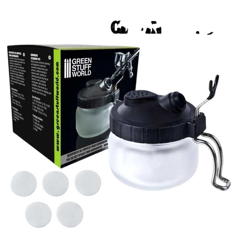 Green Stuff World for Models and Miniatures Airbrush Cleaning Pot 1640