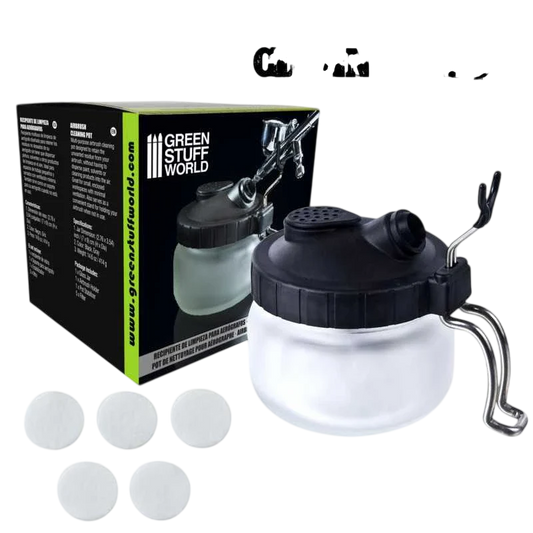 Green Stuff World for Models and Miniatures Airbrush Cleaning Pot 1640