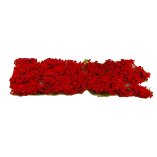 Green Stuff World for Models and Miniatures Blossom Tufts 6mm self-adhesive - Red Flowers 9280