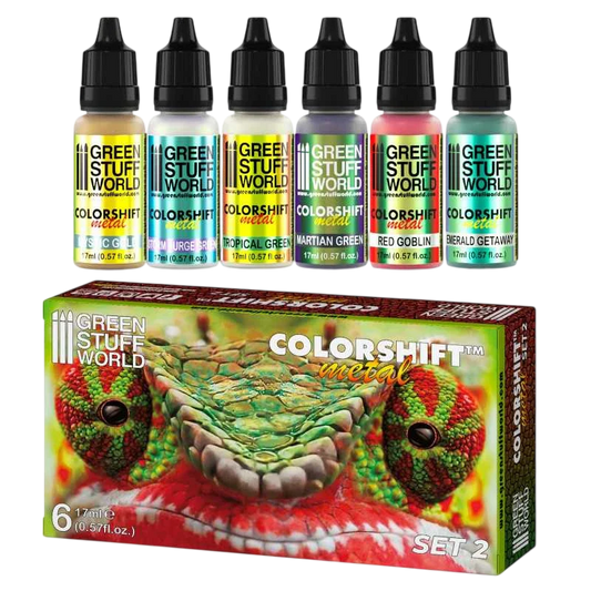 Green Stuff World for Models and Miniatures Chameleon Acrylic Paint Set 2 (9341)