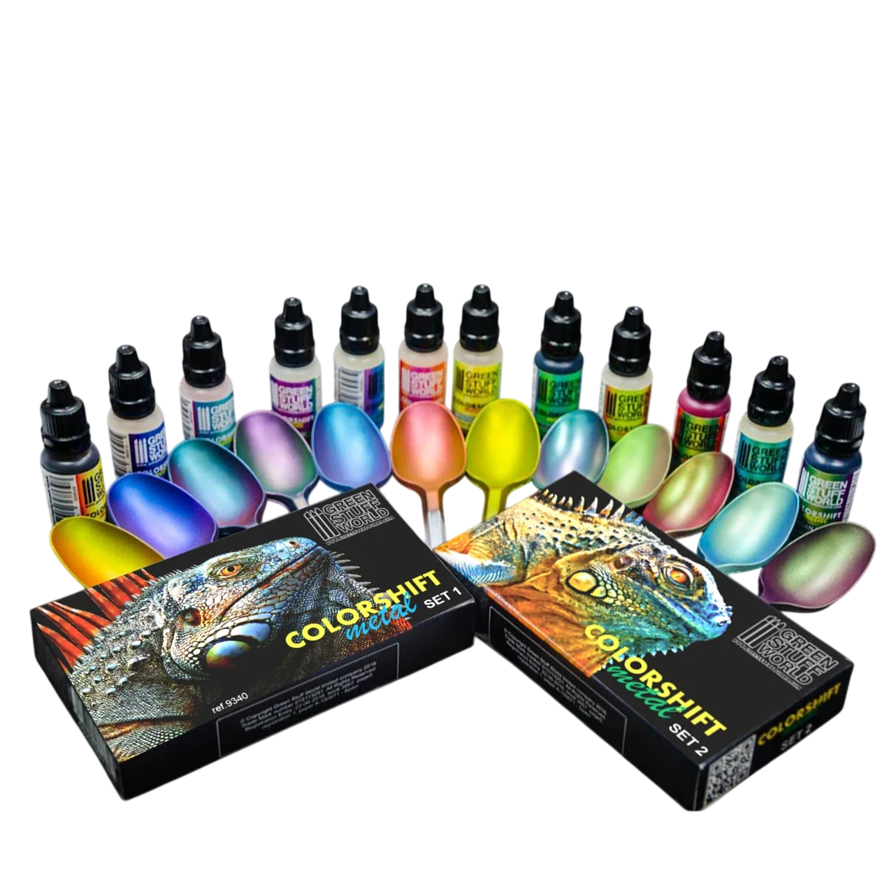 Green Stuff World for Models and Miniatures Chameleon Acrylic Paint Set 2 (9341)
