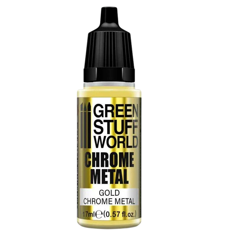Green Stuff World for Models and Miniatures Chrome Paint – Gold 3691