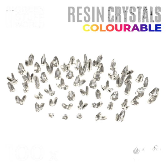 Green Stuff World for Models and Miniatures – Clear Resin Crystals – Small 1677
