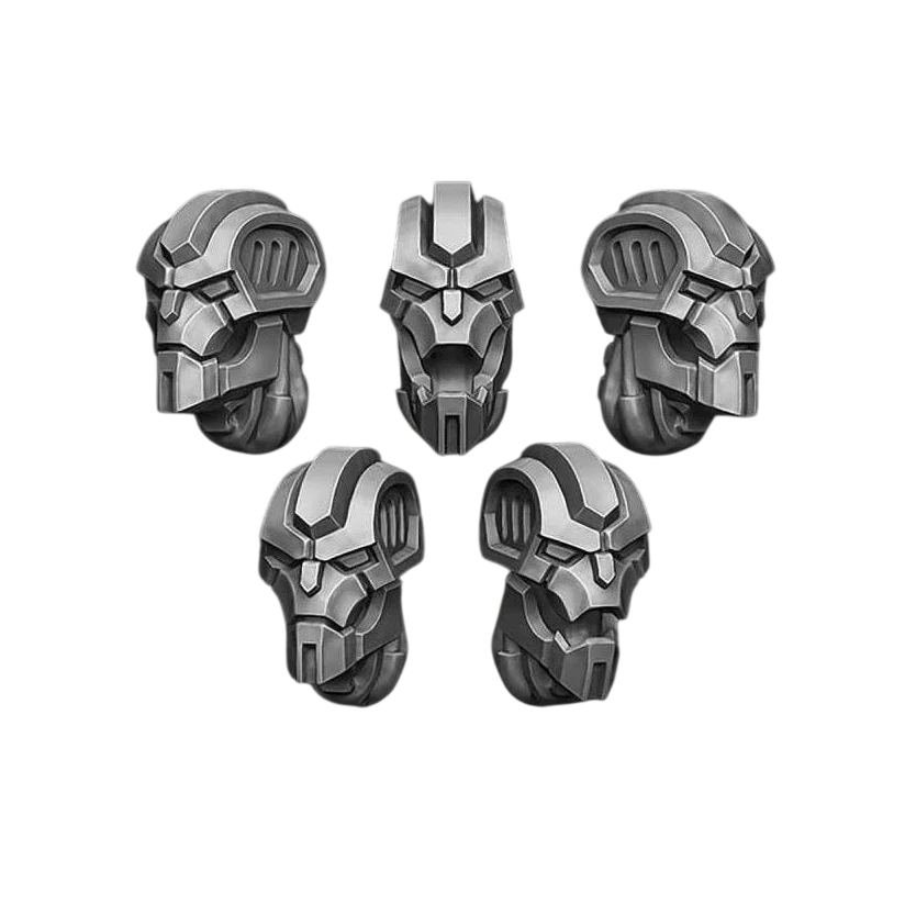 Green Stuff World for Models and Miniatures Cyber Skeleton Heads S352