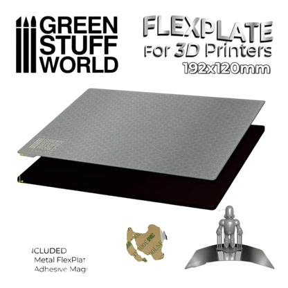 Green Stuff World for Models and Miniatures Flexplate For 3D Printers - 192x120mm 3086