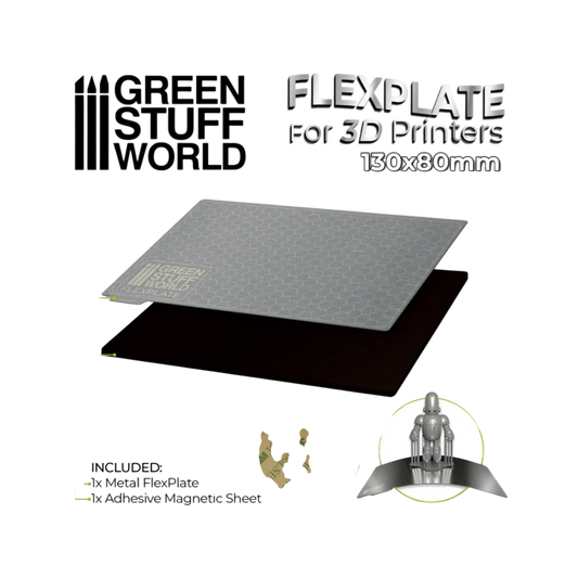 Green Stuff World for Models and Miniatures Flexplate For 3d Printers - 130x80mm 3083