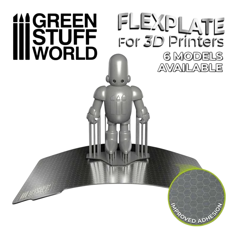 Green Stuff World for Models and Miniatures Flexplate For 3d Printers - 202x128mm 3087
