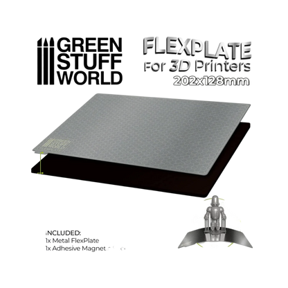 Green Stuff World for Models and Miniatures Flexplate For 3d Printers - 202x128mm 3087