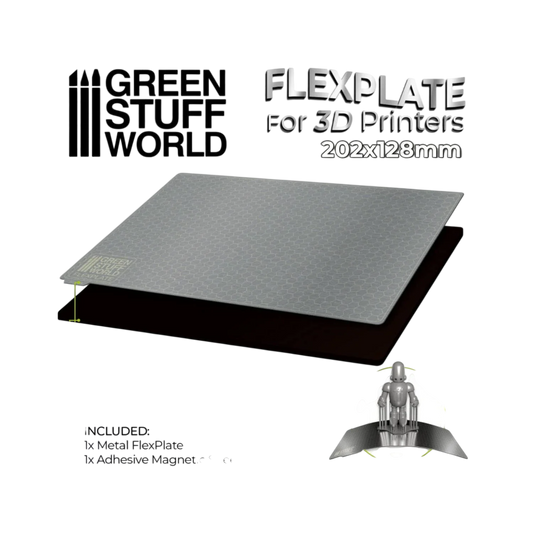 Green Stuff World for Models and Miniatures Flexplate For 3d Printers - 202x128mm 3087